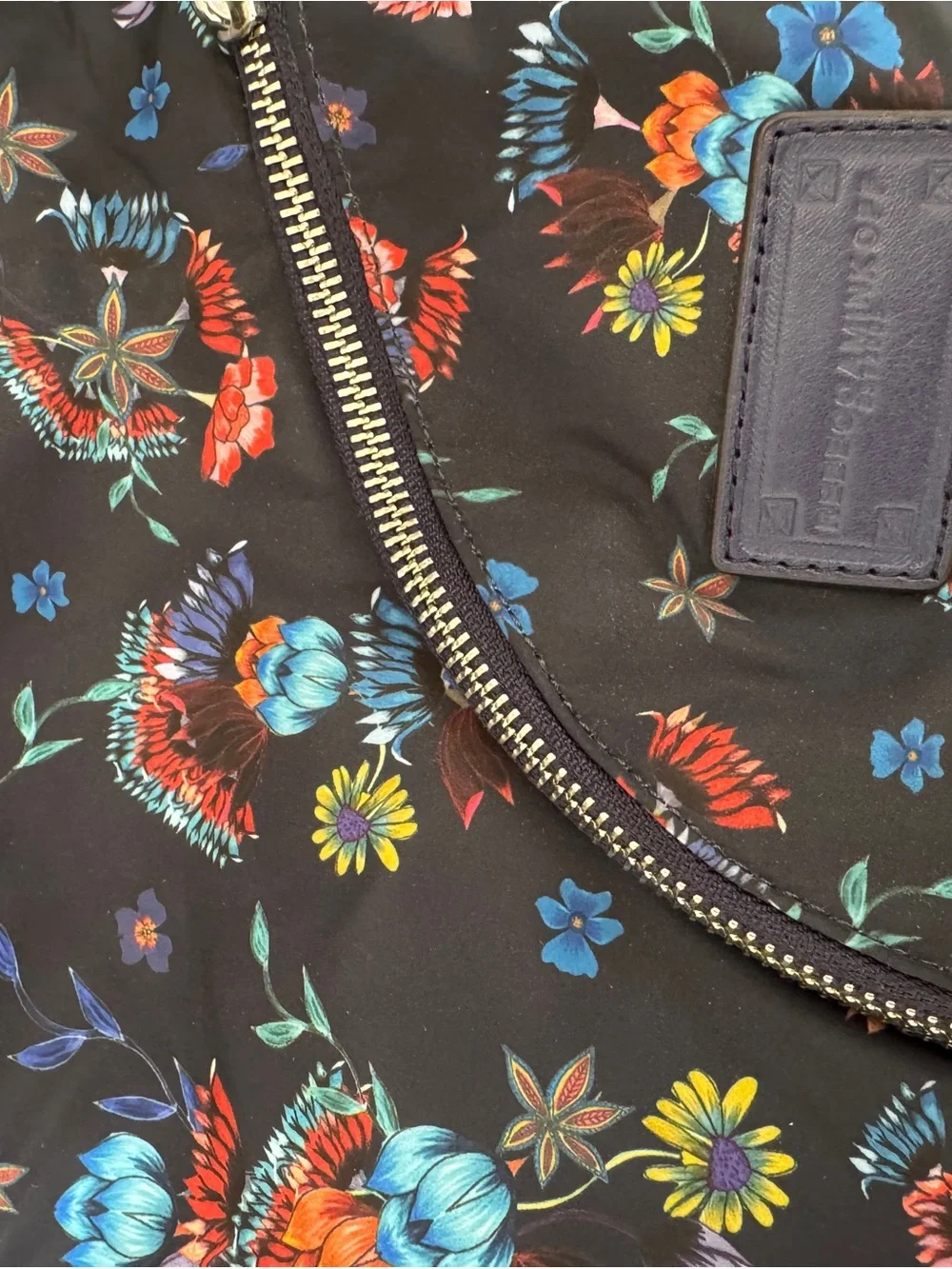 New Rebecca Minkoff Floral Print Nylon Julian Backpack Bag - Flowers